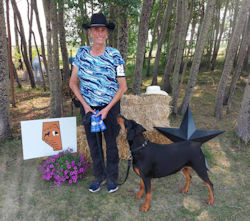 Karisma's First title - Rally Obedience Novice