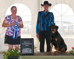 Rally Obedience Intermediate title